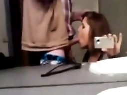 Sexy pair includes a mouth that is fast before college