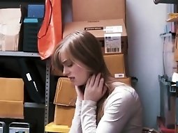 Amateur blonde teen hesitant at first for blowjob