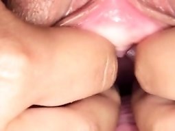 Peculiar czech kitten spreads her juicy vagina to the unusua