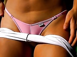 Sporty Teen! Big Puffy Cameltoe! Round Ass! Natural Tits!OMG
